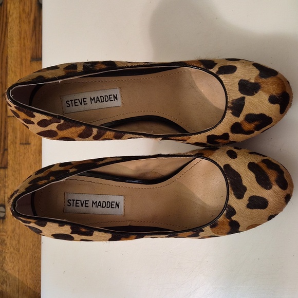 Steve Madden Animal Print Heels - Picture 2 of 7
